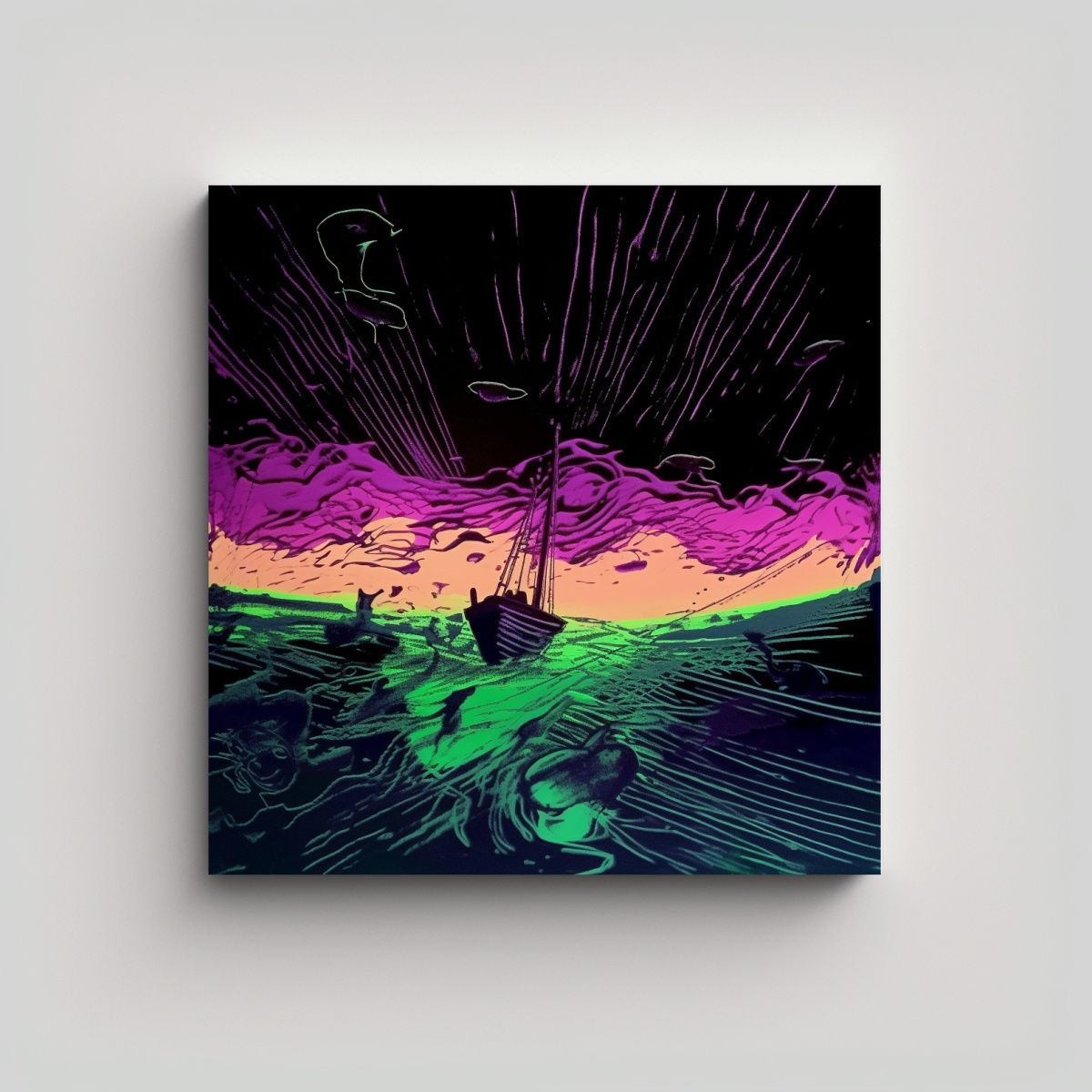 GENERICO - Pinturas Decorativas Elegantes De Arte Moderno En 90x90 Cm