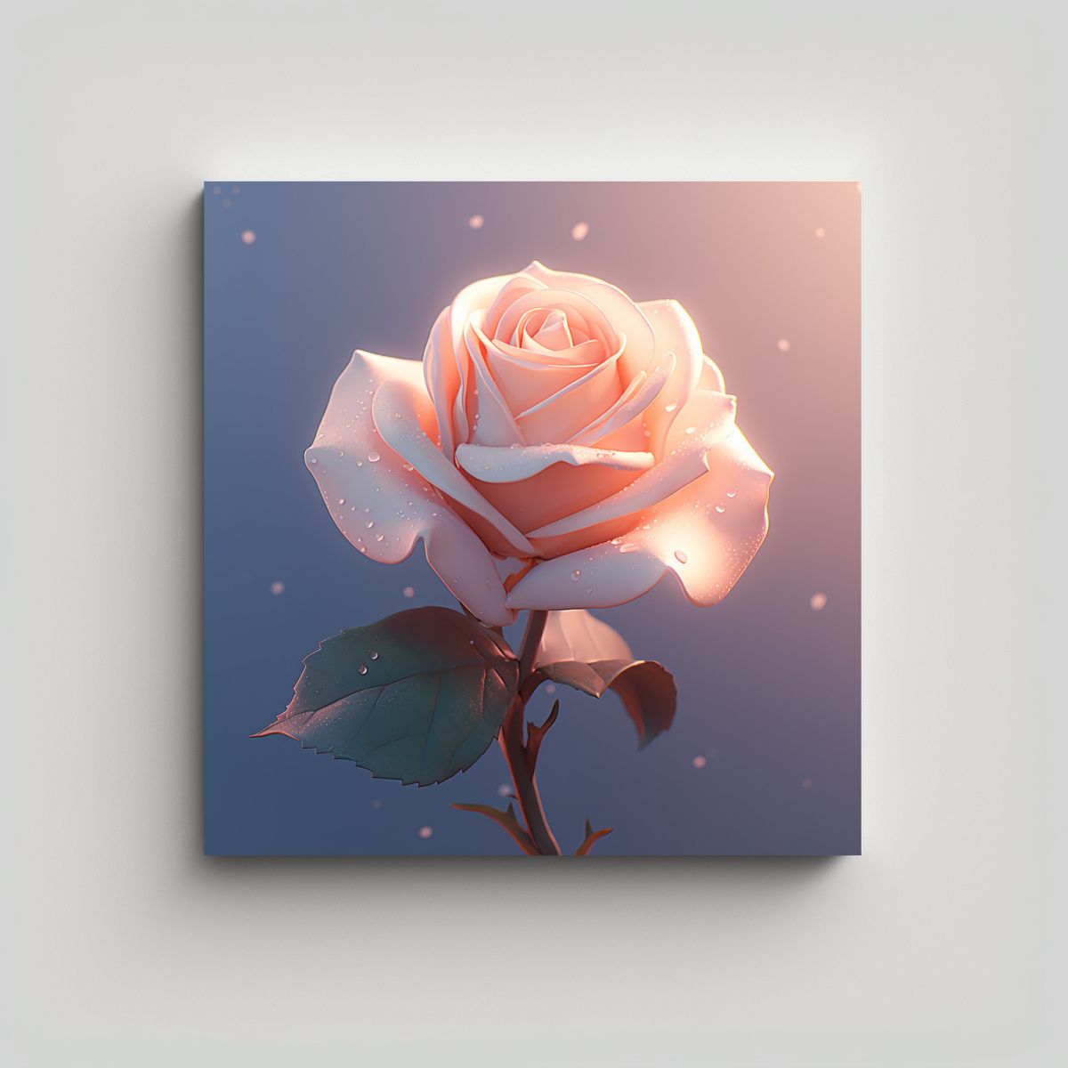 GENERICO - Arte Vintage Alegre En Material De Arcilla 3D - 90x90 Cm