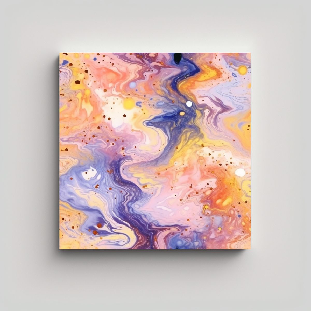 GENERICO - Cuadros Decorativos De Cocina En Tonos Pálidos 80x80 Cm