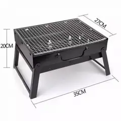 GENERICO - Parrillera barbacoa portátil a carbon 27x35