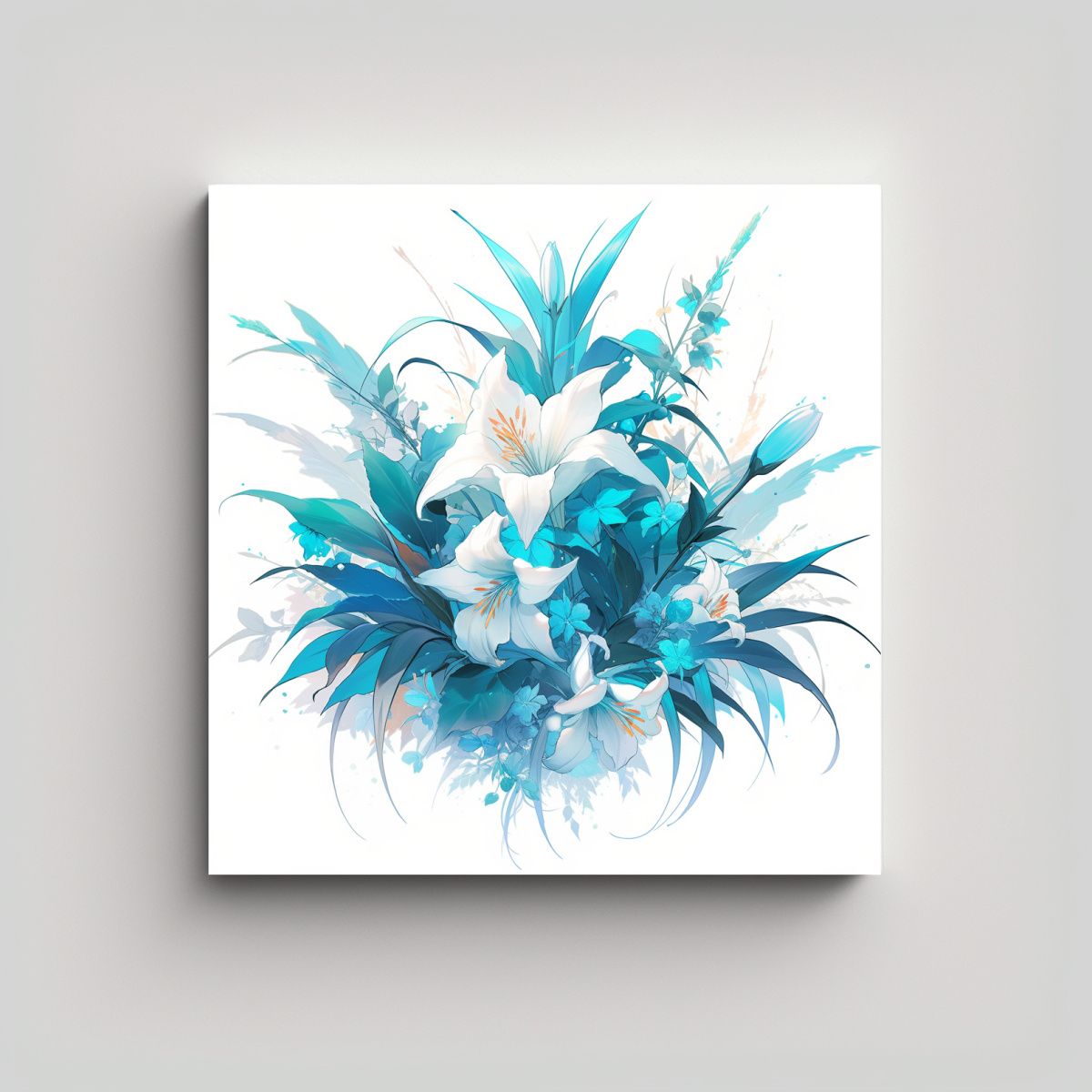 GENERICO - Pinturas Decorativas De Finas Líneas Y Colores 90x90 Cm