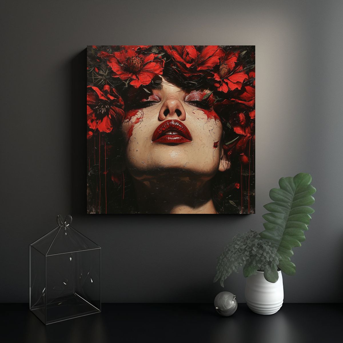 GENERICO - Pintura Decorativa Cuadro Venta Urbano 80x80 Cm