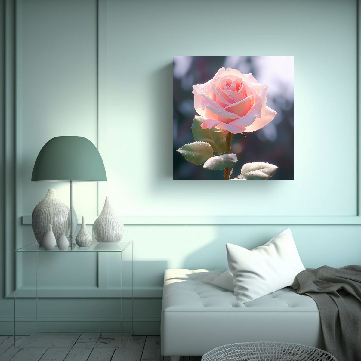 GENERICO - Diseño Juvenil En Arte 3D Cuadro Decorativo De 90x90 Cm