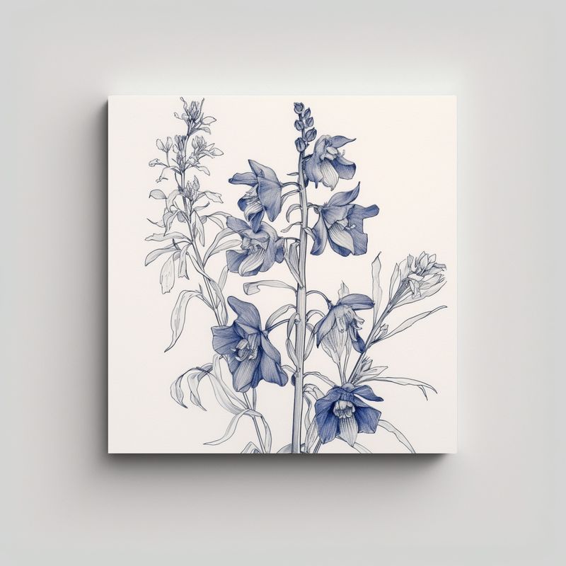 GENERICO - Cuadro Decorativo Resistente Tela Con Líneas 90x90 Cm