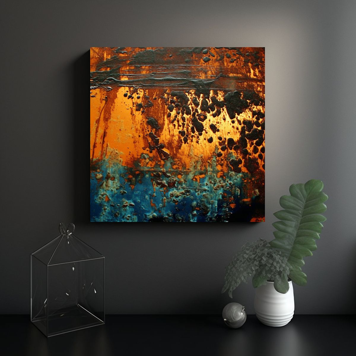 GENERICO - Pinturas Decorativas De Marinero En Lienzo Con 80x80 Cm.