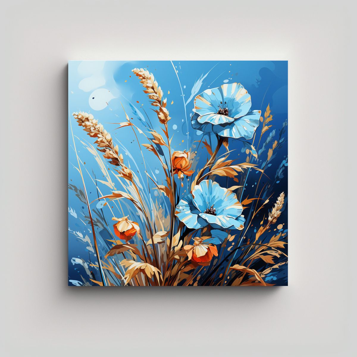 GENERICO - Pintura En Lienzo De Fotografía Calma De Granos 80x80 Cm