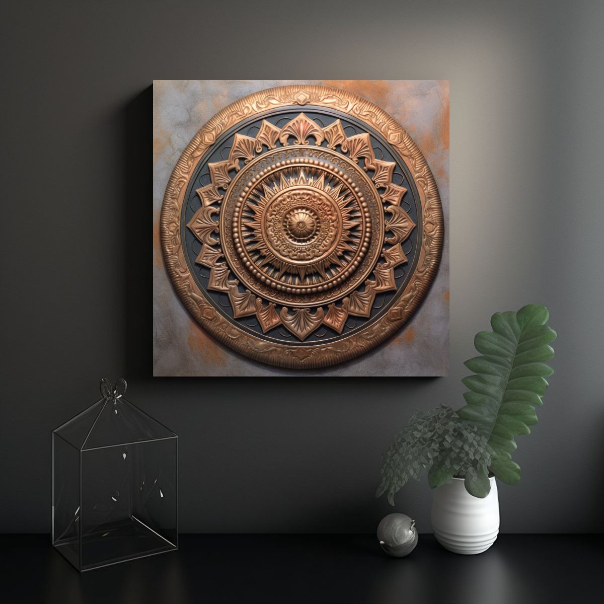 GENERICO - Pinturas De Decoración Vintage Con Temática 70x70 Cm