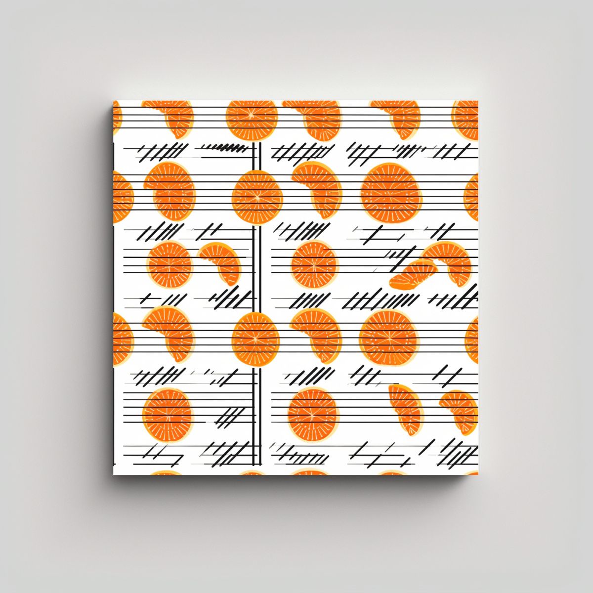 GENERICO - Lámina En Bastidor Forma Habitación Para 80x80 Cm