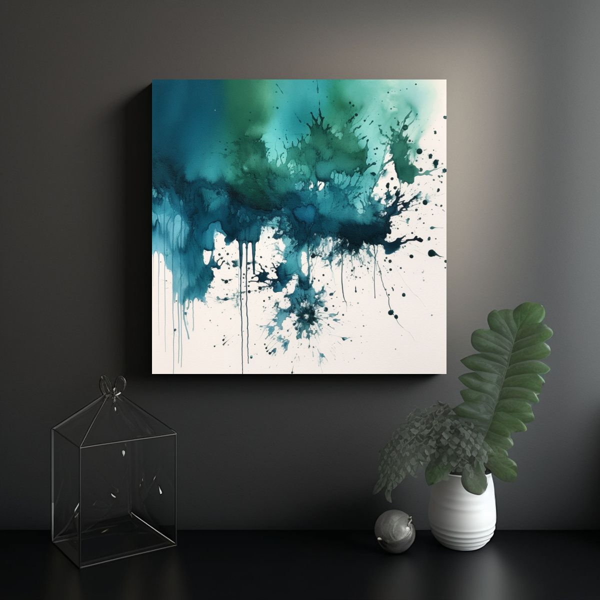 GENERICO - Cuadro Fotografía Minimalista Expresión 80x80 Cm