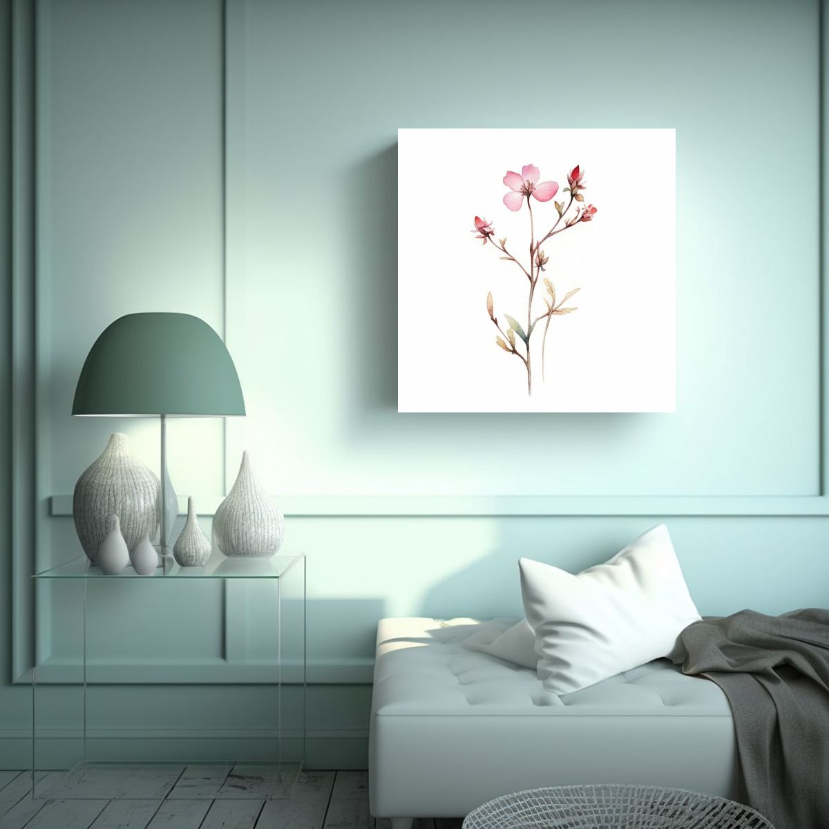 GENERICO - Obra Maestra En Fotografía Cuadro Acuarela De 70x70 Cm