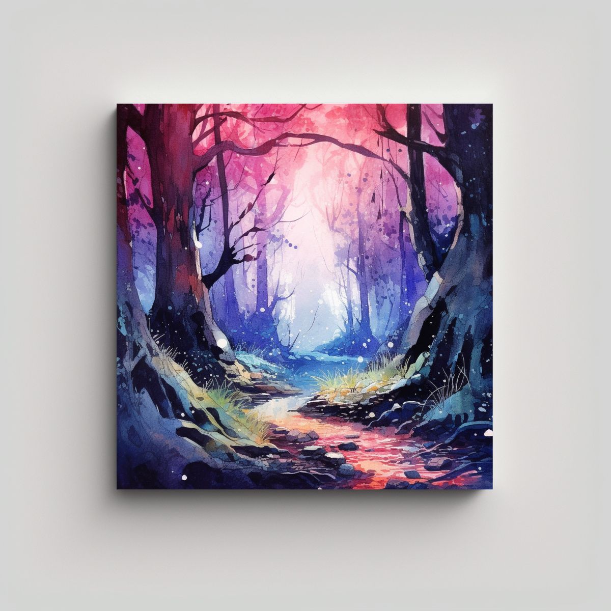 GENERICO - Pinturas Decorativas De Estilo Acuarela Vibrante 90x90 Cm