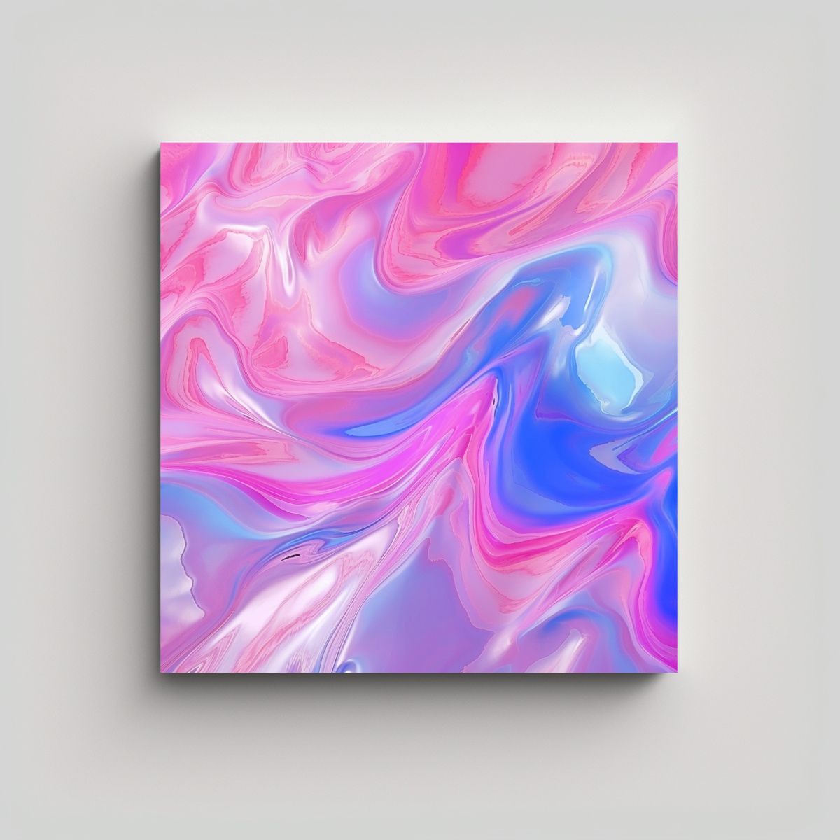 GENERICO - Textura Suave De Holograma Arte Calidos Alegría 70x70 Cm