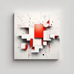 GENERICO - Pinturas Decorativas Minimalistas Geométricas 80x80 Cm