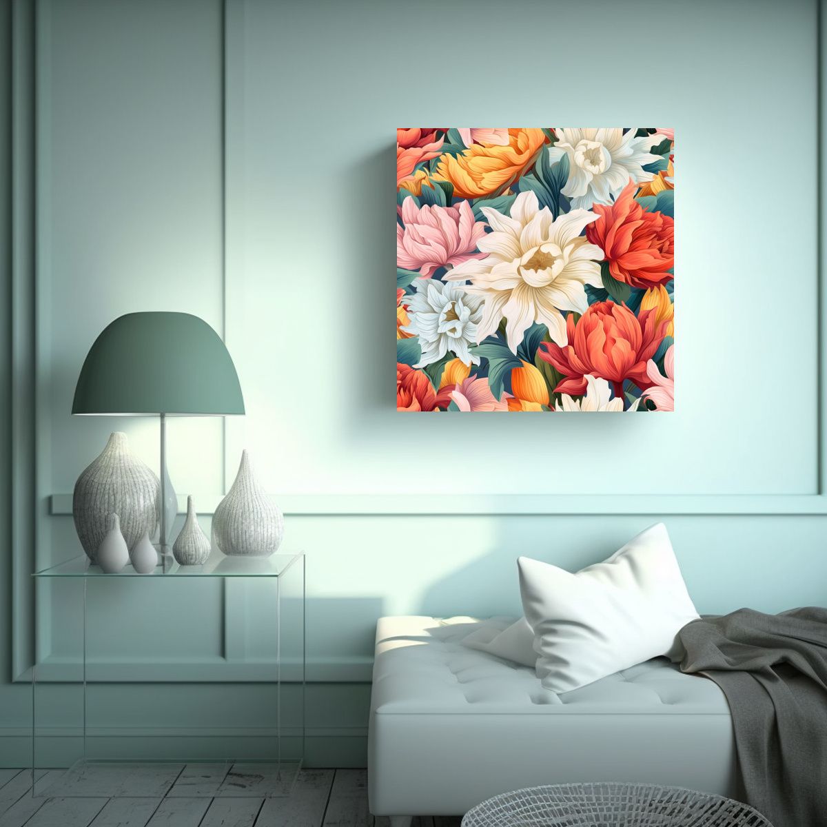 GENERICO - Patrones Abstractos Infinitos Composición 90x90 Cm