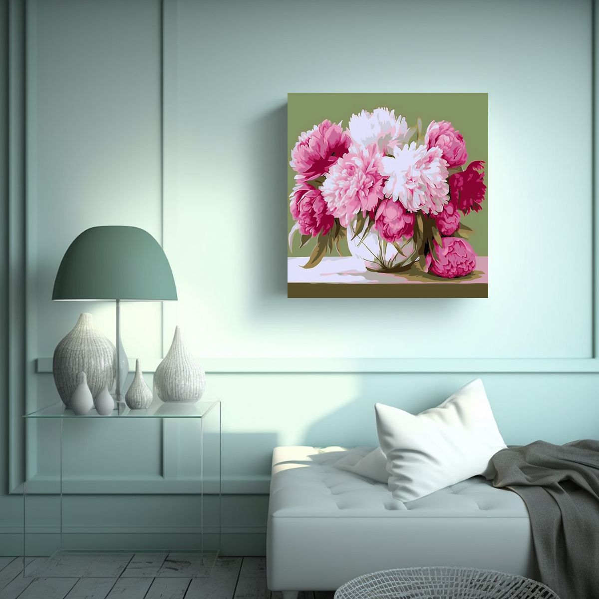 GENERICO - Exposición Online De Cuadros Decorativos Arte 90x90 Cm