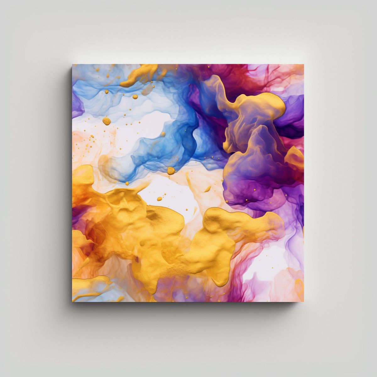 GENERICO - Lienzo Alta Calidad Calidez Arte De Mezcla De 90x90 Cm