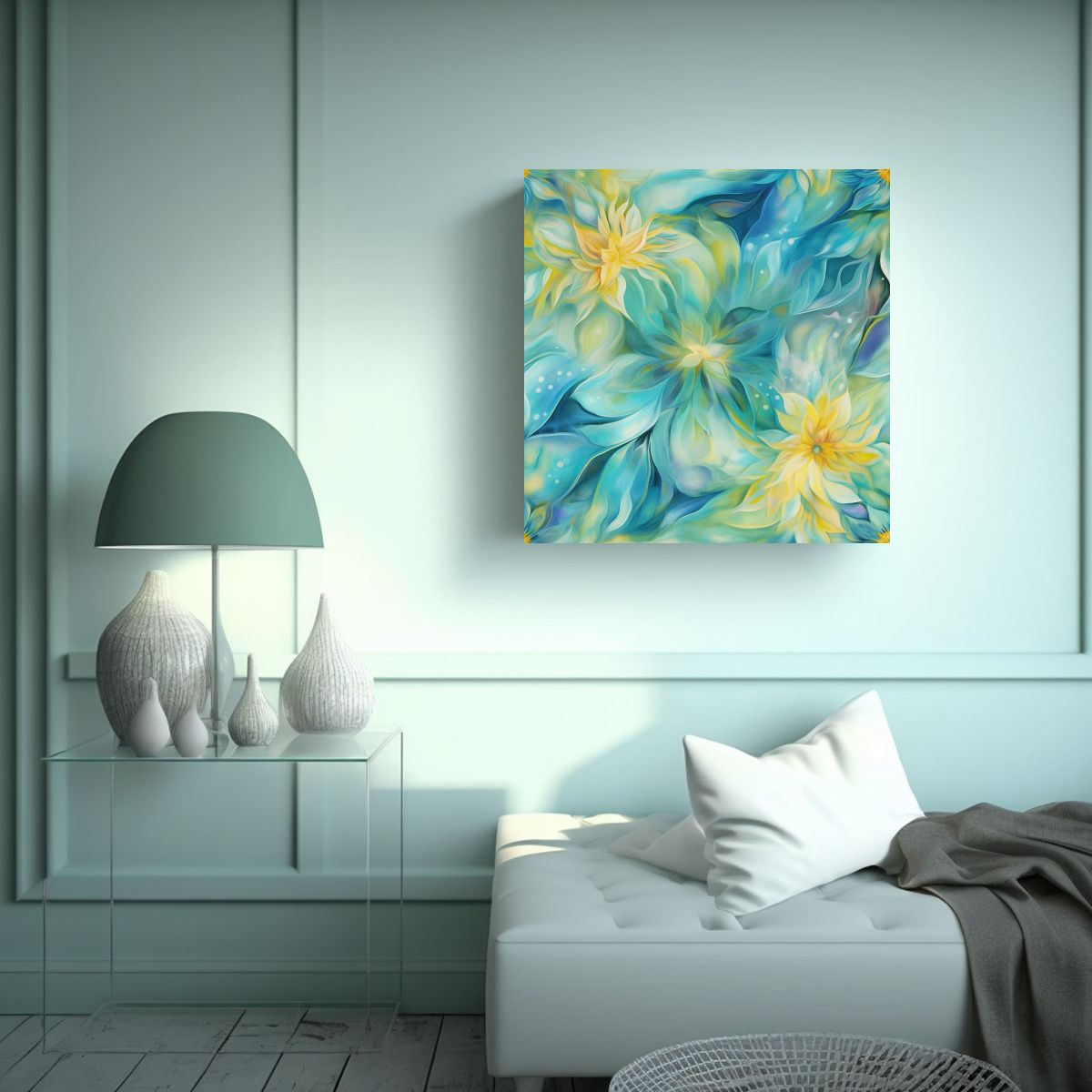 GENERICO - Arte Movimiento Decoración Dormitorio 80x80 Cm