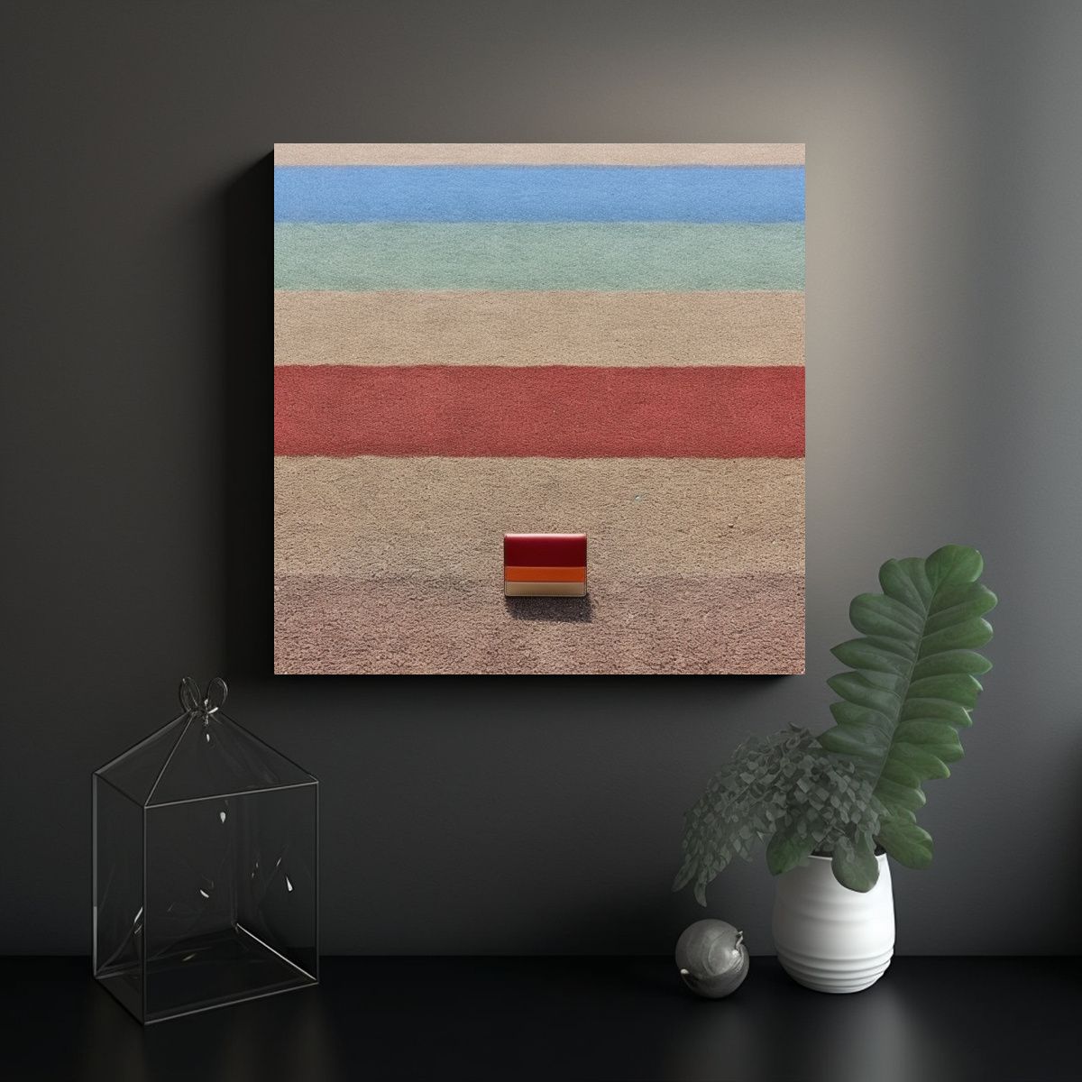 GENERICO - Pinturas Abstractas Para Decoración De Comedor 70x70 Cm