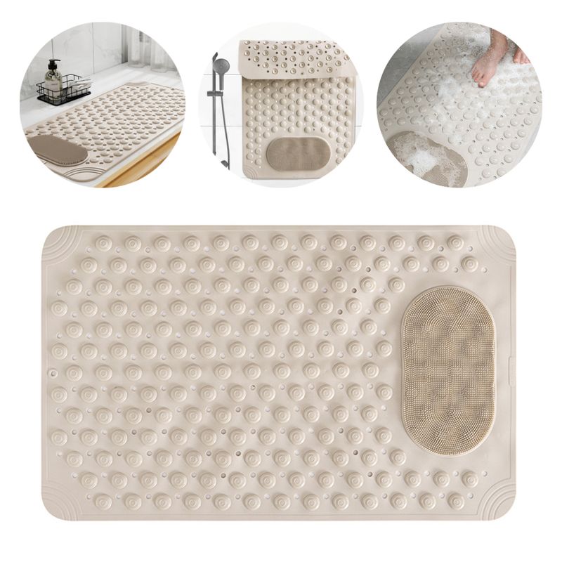 KINDA NICE - Tapete Goma Antideslizante Piso De Ducha Baño 36×70cm