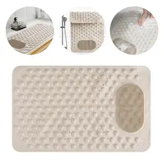 KINDA NICE - Tapete Goma Antideslizante Piso De Ducha Baño 36×70cm