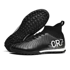 DANWEILE - Zapatillas de fútbol de entrenamiento antideslizantes - Negro