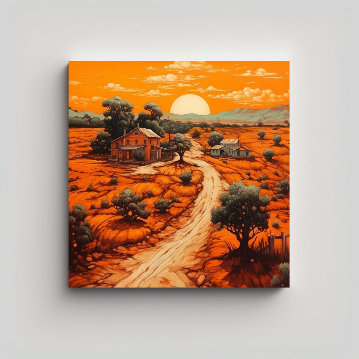 GENERICO - Cuadros Decorativos Modernos En Perspectiva 90x90 Cm