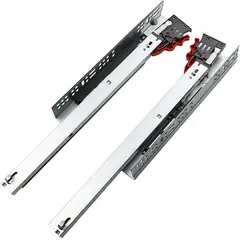 KUANGYE - Corredera Telescópica Oculta Cierre Suave 40cm 12mm