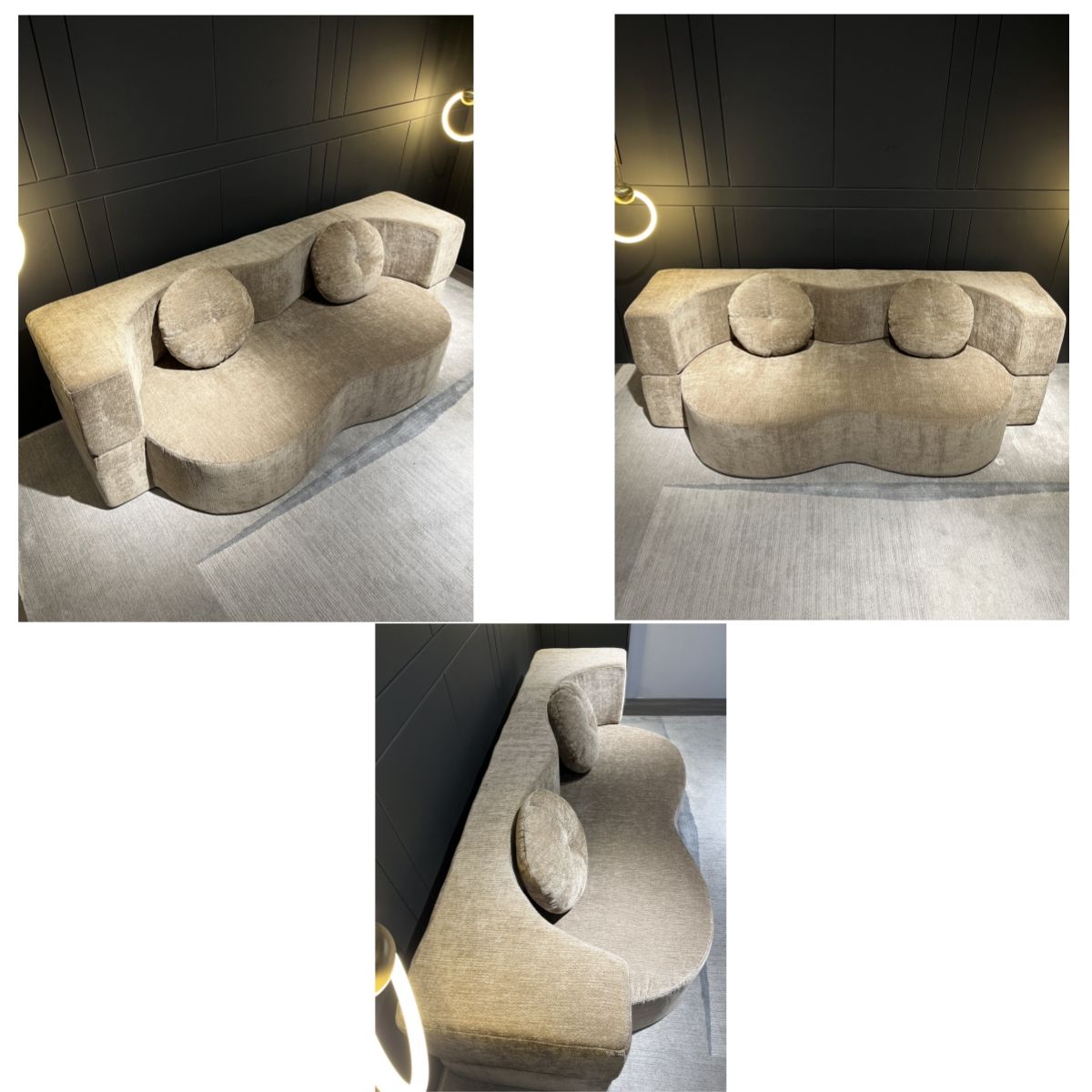 LUBABYCAS - Sillon Sofa Cama Comprimido Combinable 200cm K25 Café