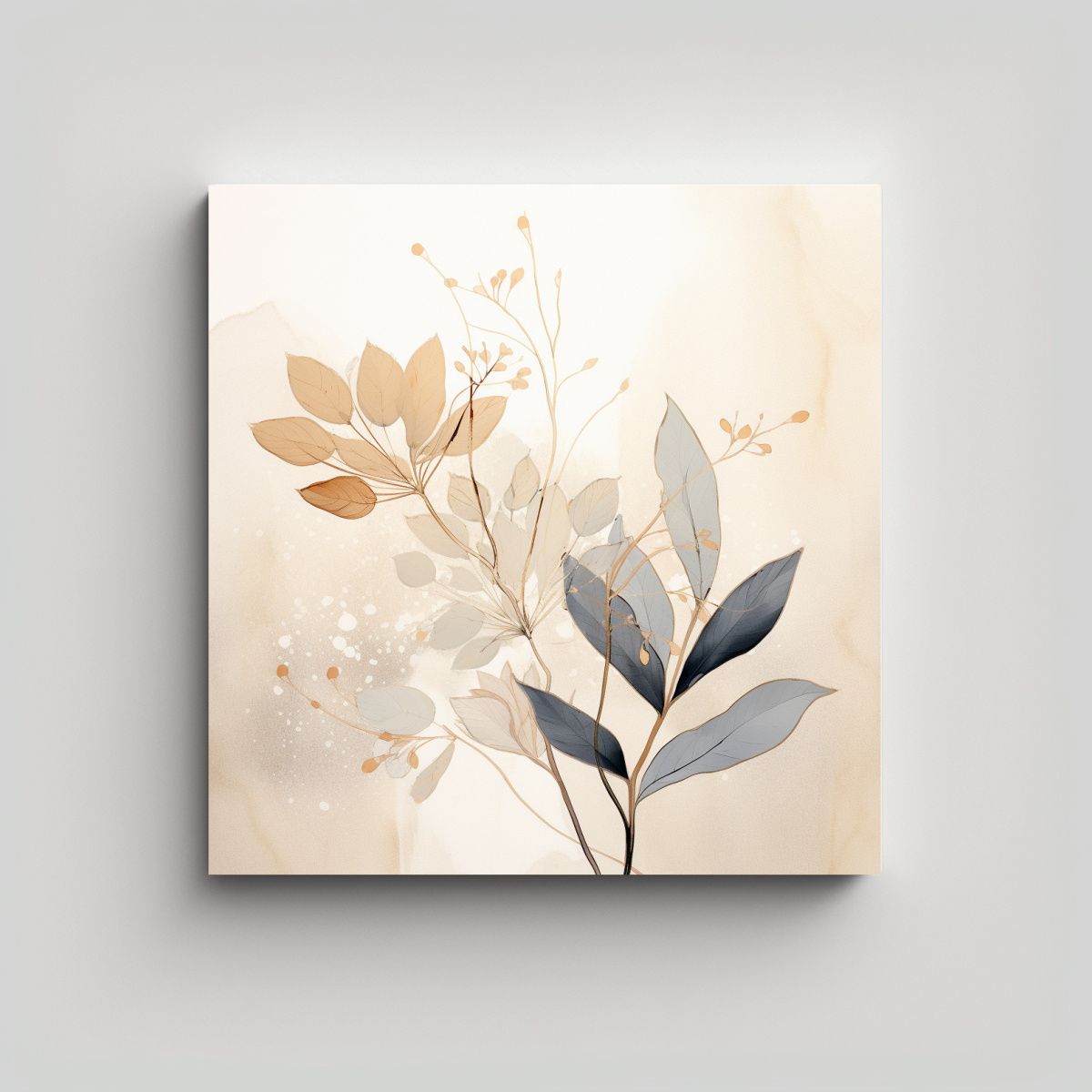 GENERICO - Ilustración Minimalista Abstracta Cuadro 70x70 Cm