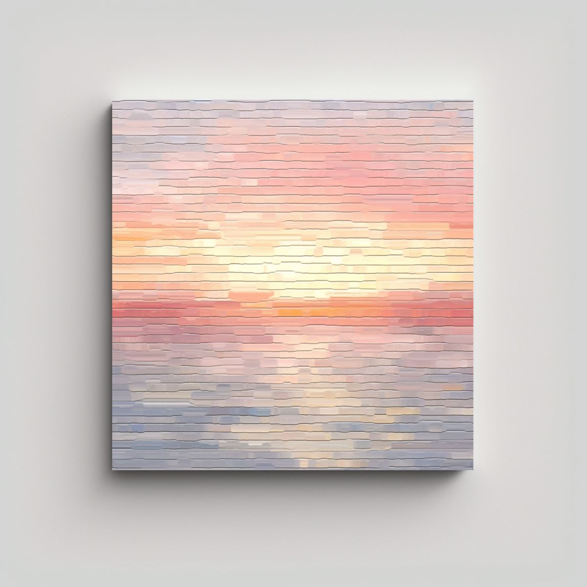 GENERICO - Pintura Digital Minimalista Expresando 80x80 Cm