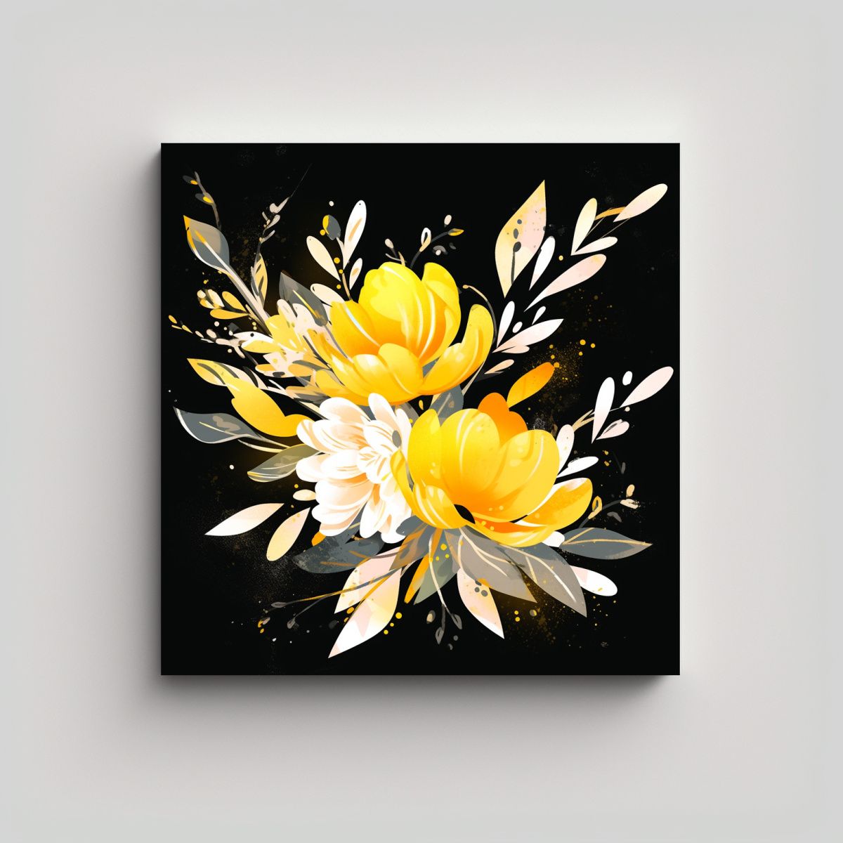 GENERICO - Arte De Pared Movimiento Profundidad En Colores 70x70 Cm