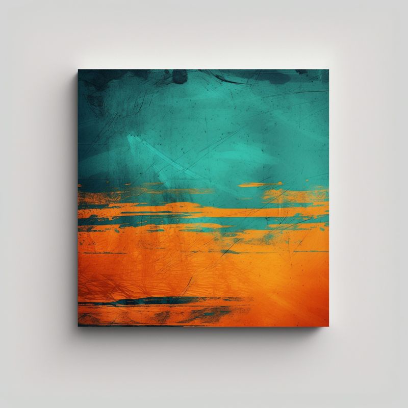 GENERICO - Pinturas Decorativas De Arte Fino Con Textura De 70x70 Cm