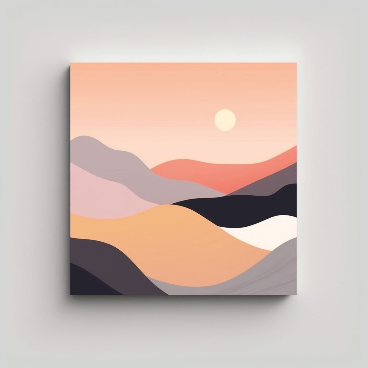 GENERICO - Fondo Minimalista Liso Para Página Web Lienzo 90x90 Cm