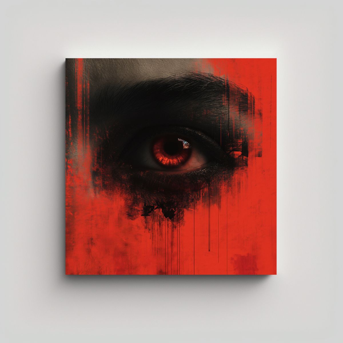 GENERICO - Pinturas De Pared Vibrantes Sobre El Pueblo Más 80x80 Cm