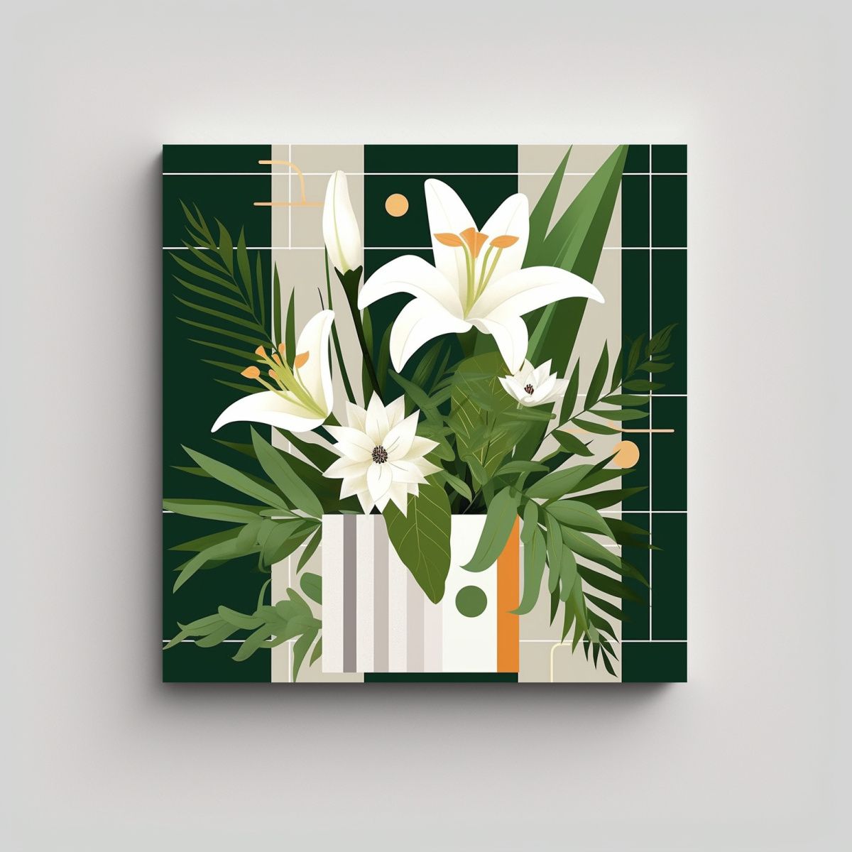 GENERICO - Arte Digital Luminoso Creación Tranquila Y 70x70 Cm