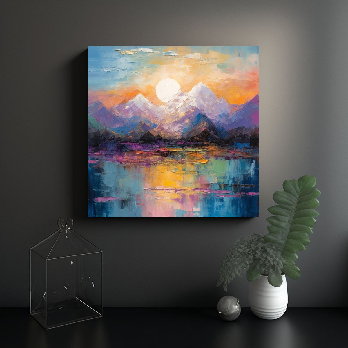 GENERICO - Pinturas Decorativas Vibrantes Para La 80x80 Cm