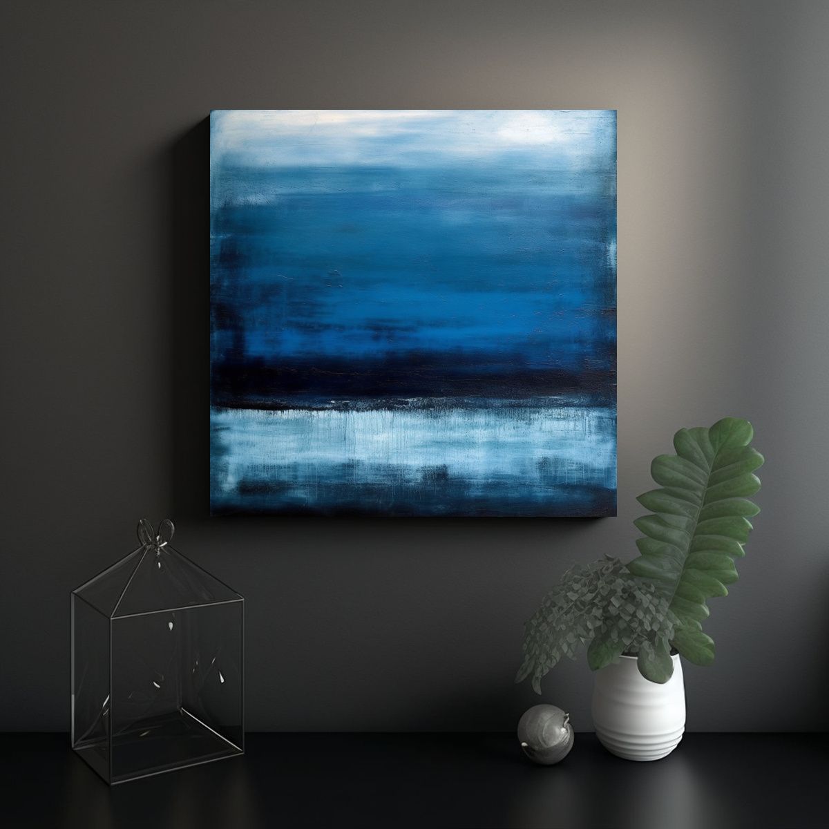 GENERICO - Lienzo De Tela Abstracto Inspirado En Mark 80x80 Cm