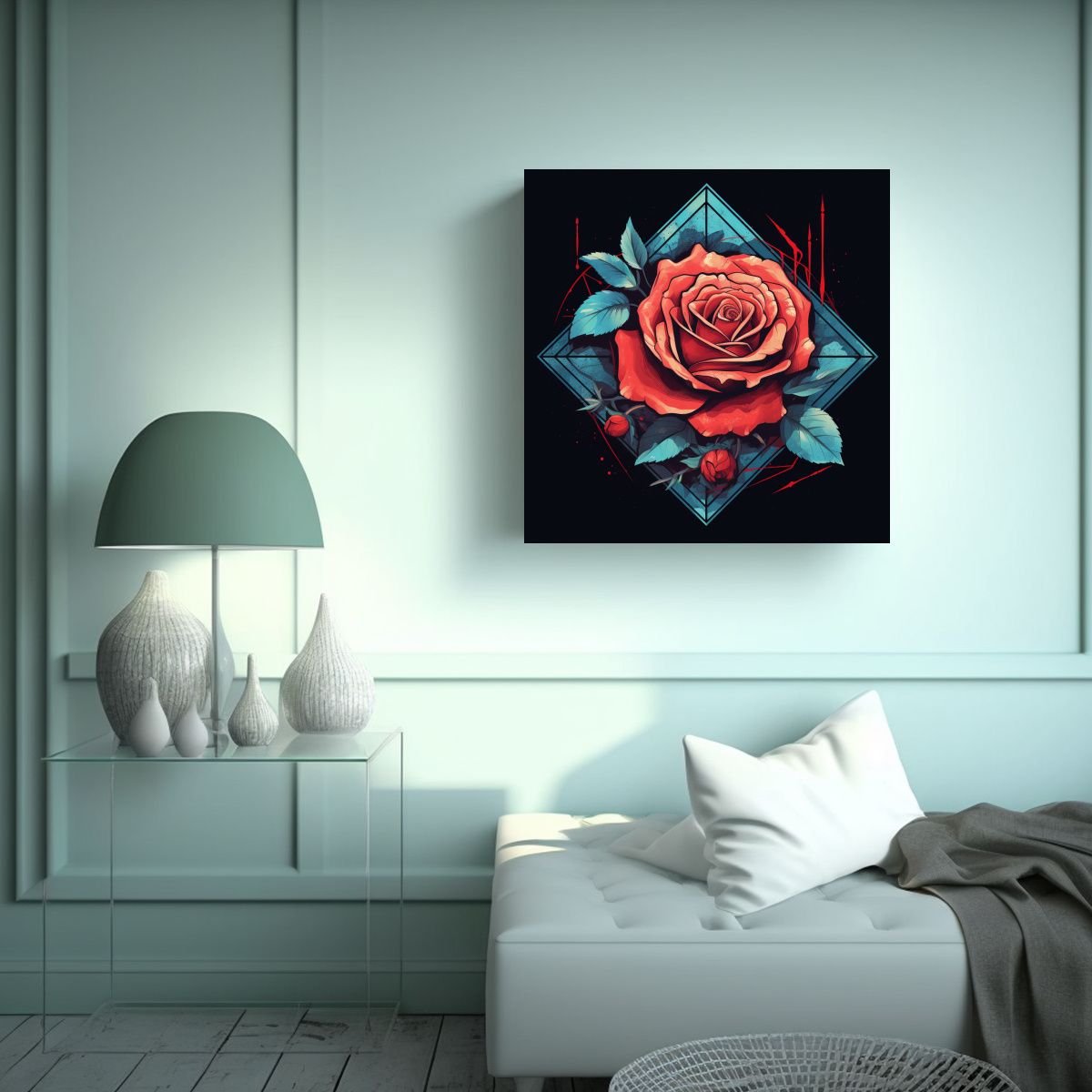 GENERICO - Composición Profesional En Canva Diseño De 70x70 Cm