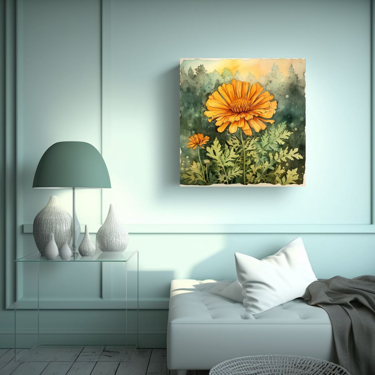 GENERICO - Cuadro Mágico Boho - Enigmático Lienzo De 80x80 Cm