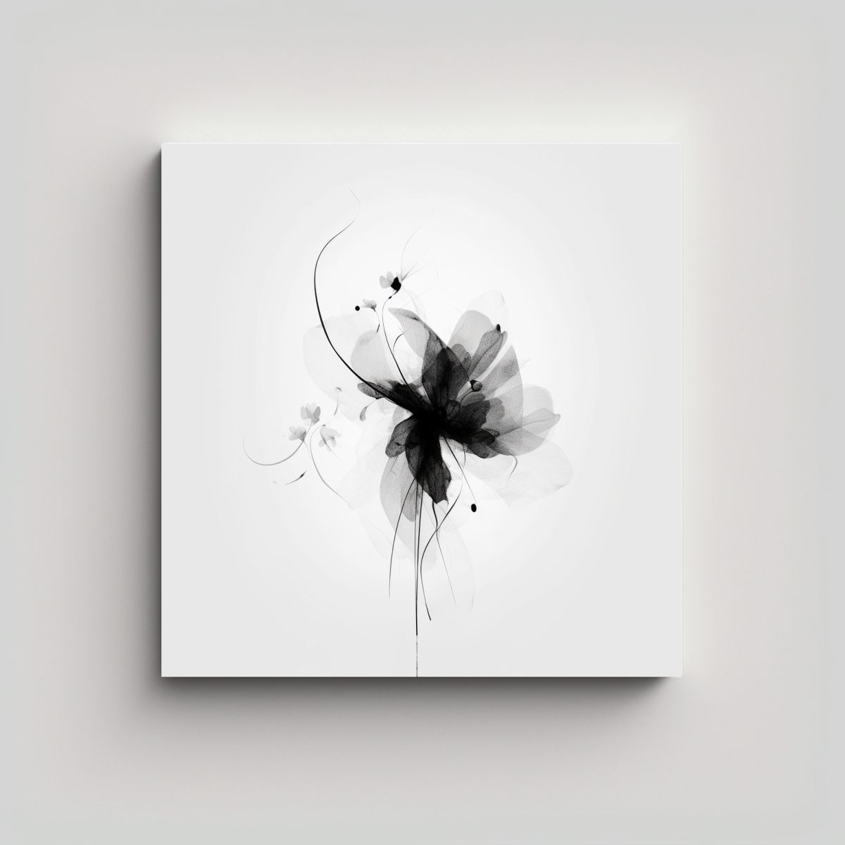 GENERICO - Inspiración Intensa Canva De Flor Abstracta 80x80 Cm