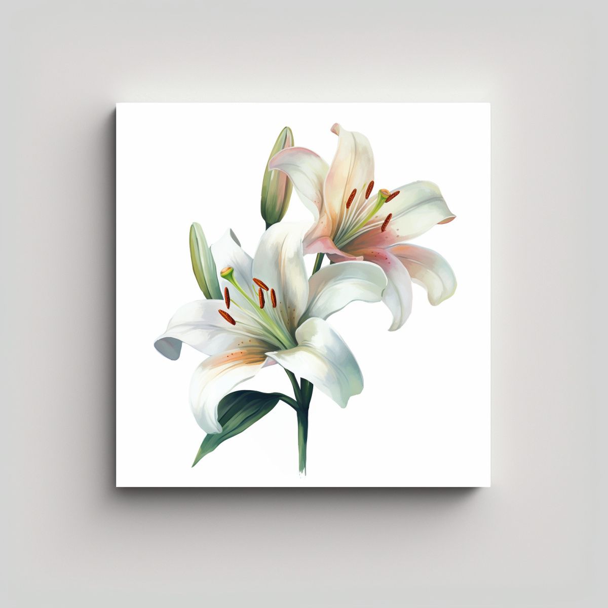 GENERICO - Imagen De Dibujo Ligero En Lienzo De Alta Calidad 70x70 Cm