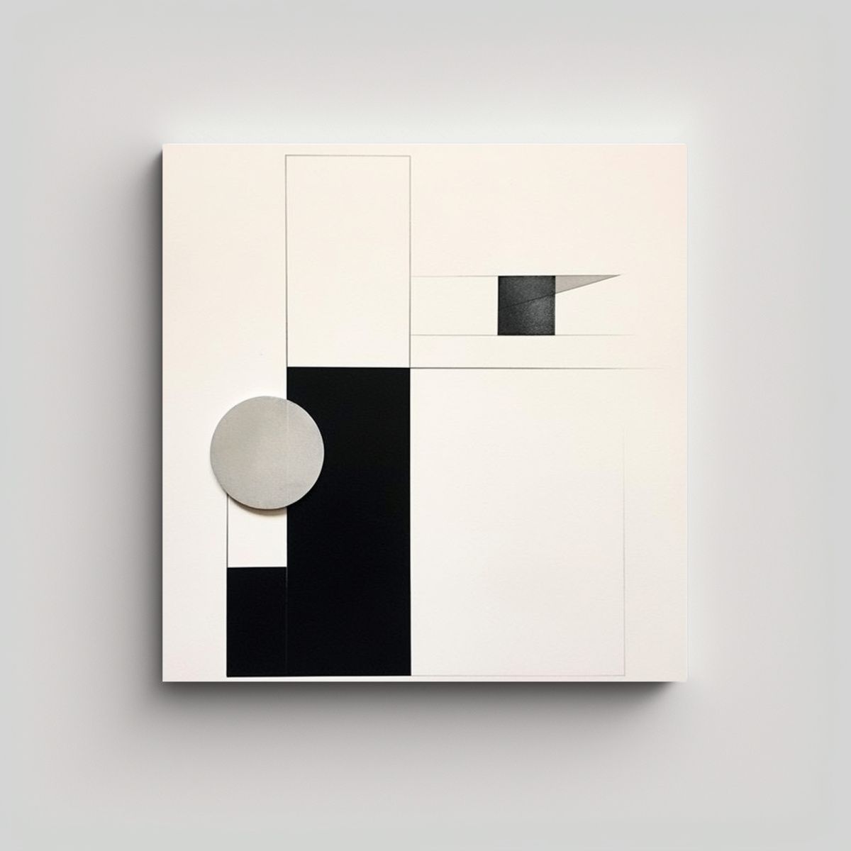 GENERICO - Cuadro Decorativo Minimalista En Bastidor 90x90 Cm