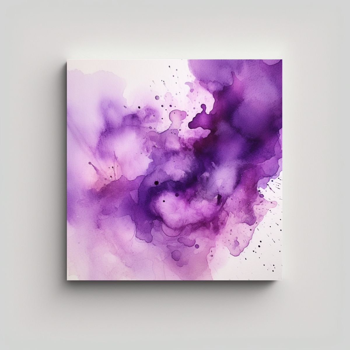 GENERICO - Pinturas Decorativas Con Manchas De Acuarela 80x80 Cm