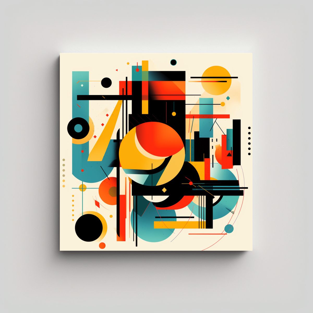 GENERICO - Cuadro Fotografía Escena Deconstructed Lienzo 90x90 Cm