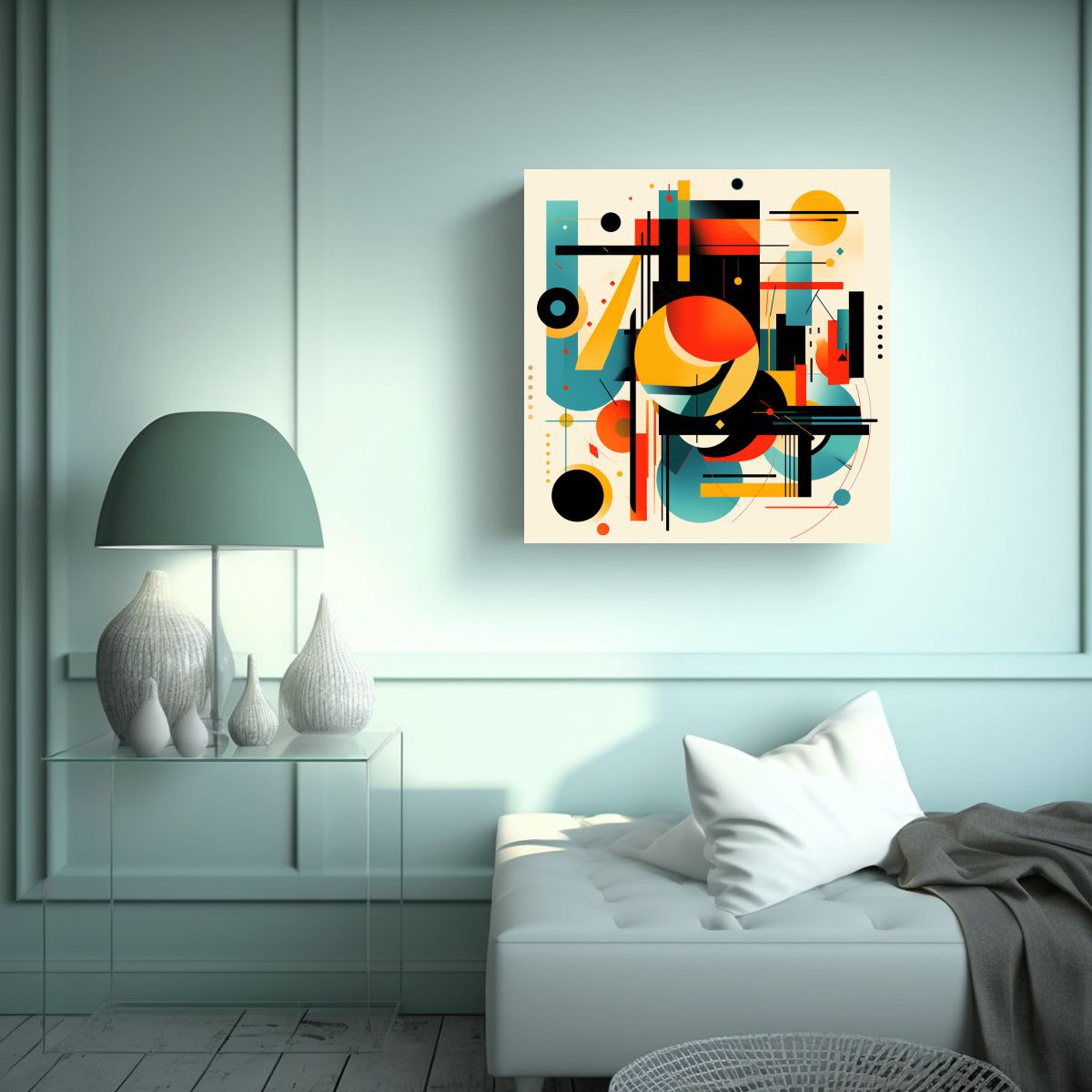 GENERICO - Cuadro Fotografía Escena Deconstructed Lienzo 90x90 Cm