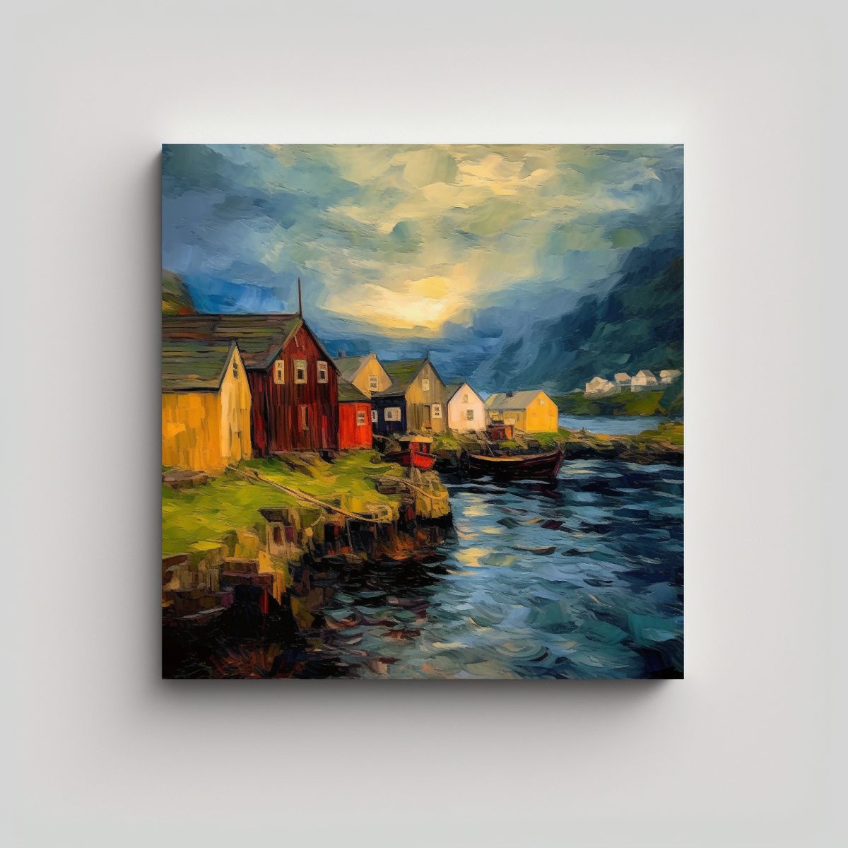 GENERICO - Pintura Al óleo Artística Estilo Vincent Van 90x90 Cm