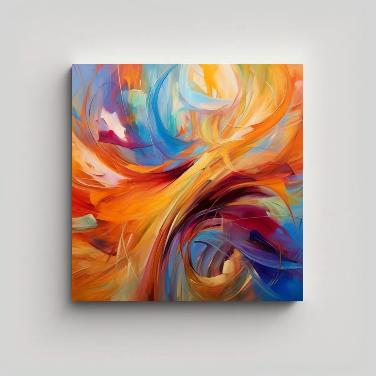 GENERICO - Pinturas Decorativas De Movimiento Energético En 70x70 Cm