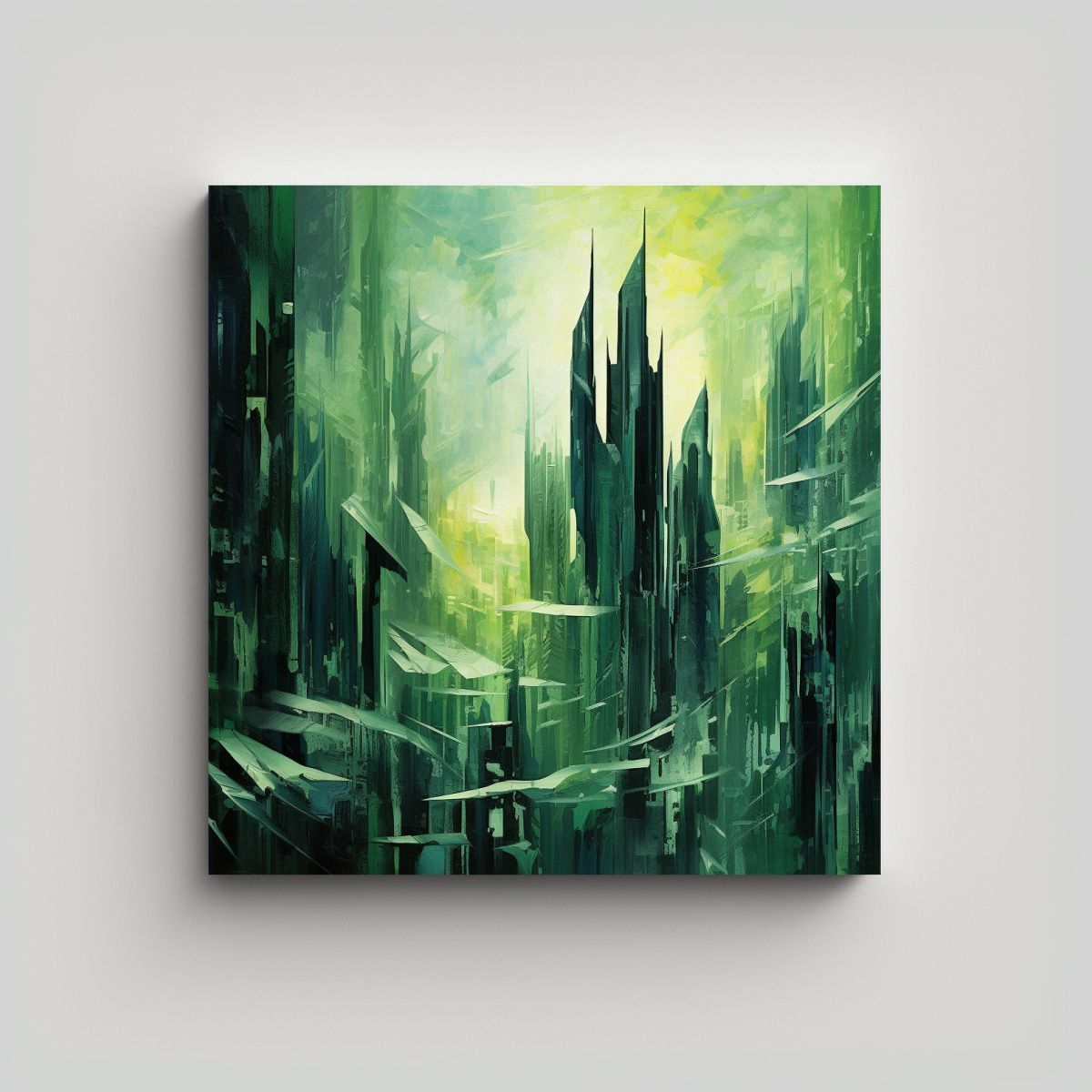 GENERICO - Cuadros Decorativos De Vida Tu Visión Del Mundo 90x90 Cm