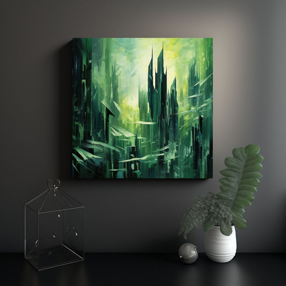 GENERICO - Cuadros Decorativos De Vida Tu Visión Del Mundo 90x90 Cm