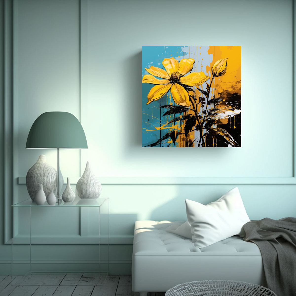 GENERICO - Pinturas De Decoración Moderna En Tonos 70x70 Cm